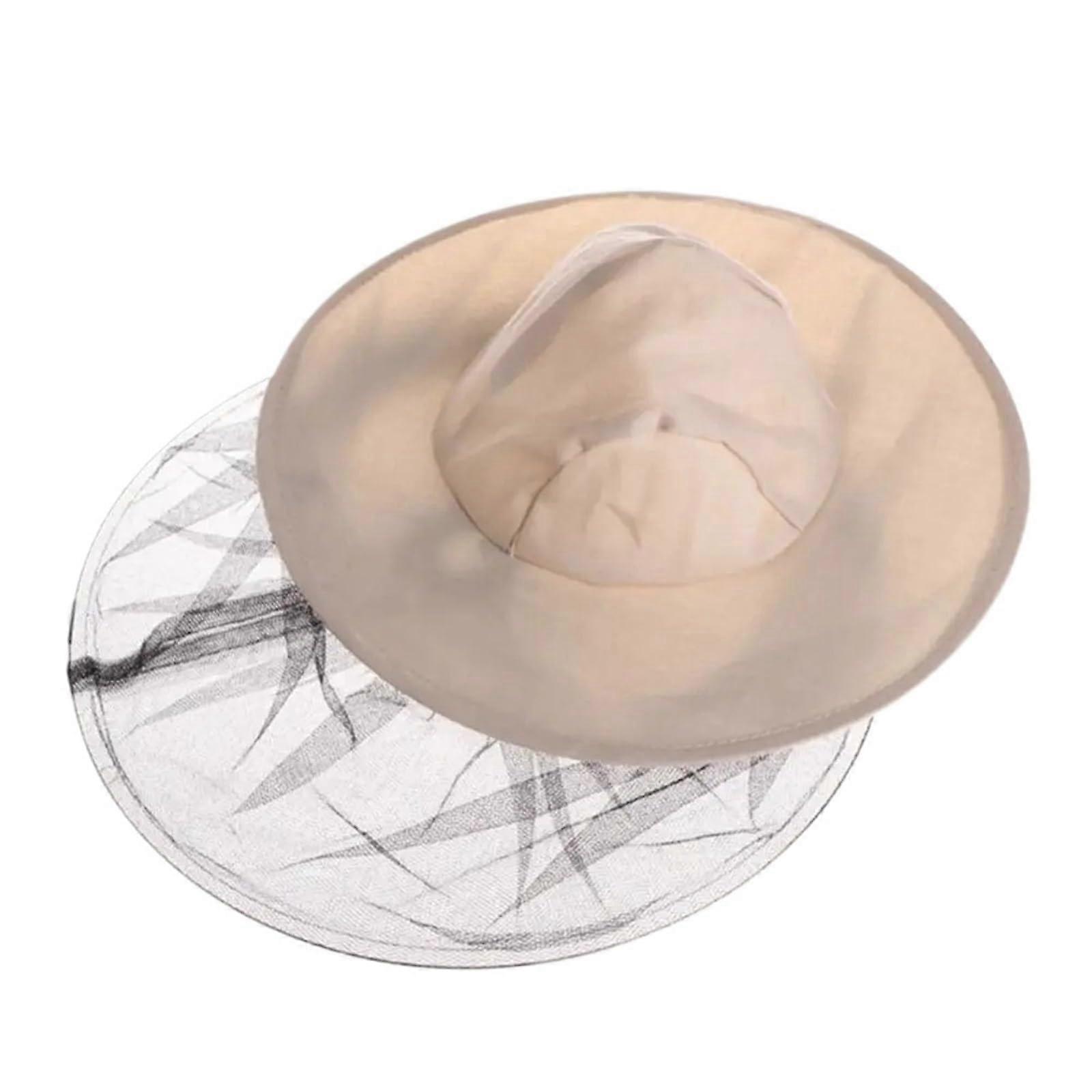 Beekeeping Hat with Face Net 2 Pcs Lightweight Breathable Bee Protection Cap for Hive Inspection