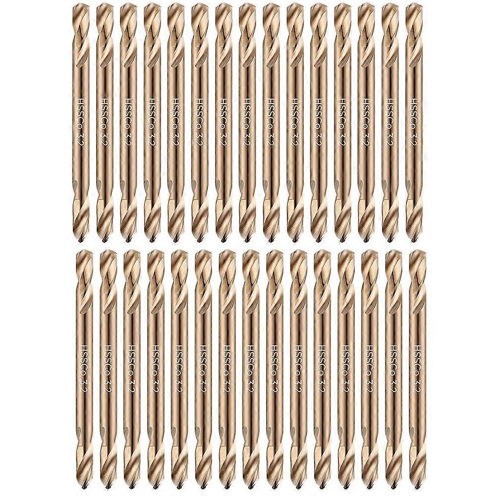 30Pcs 1/8In Cobalt Drill Bits Double End Drill Bits