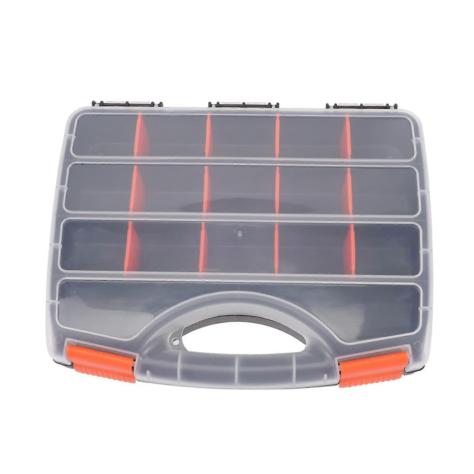 Screw Organizer Tool Storage Box with Clear Lid for Nuts Bolts MultiPart Organization