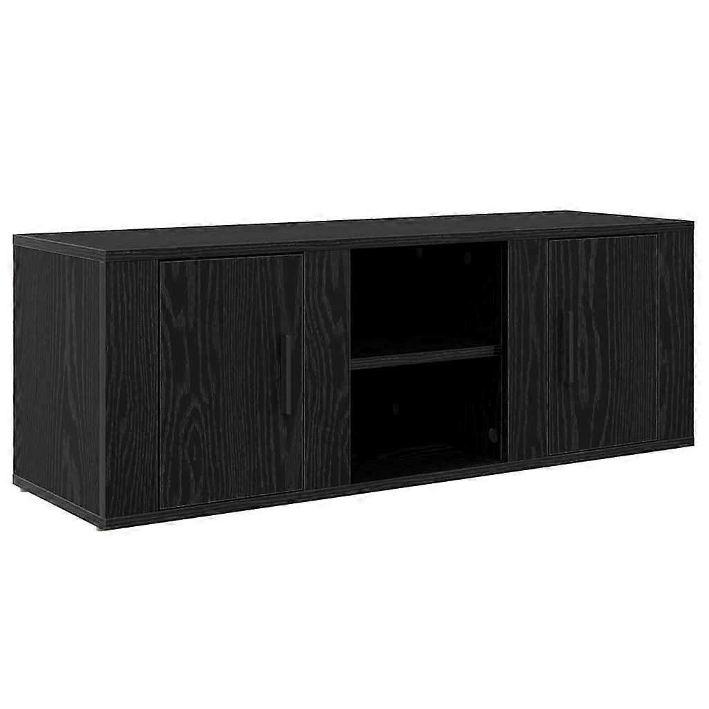 vidaXL TV-kast met plank met opslag met de deur Bewerkt hout Media Stand