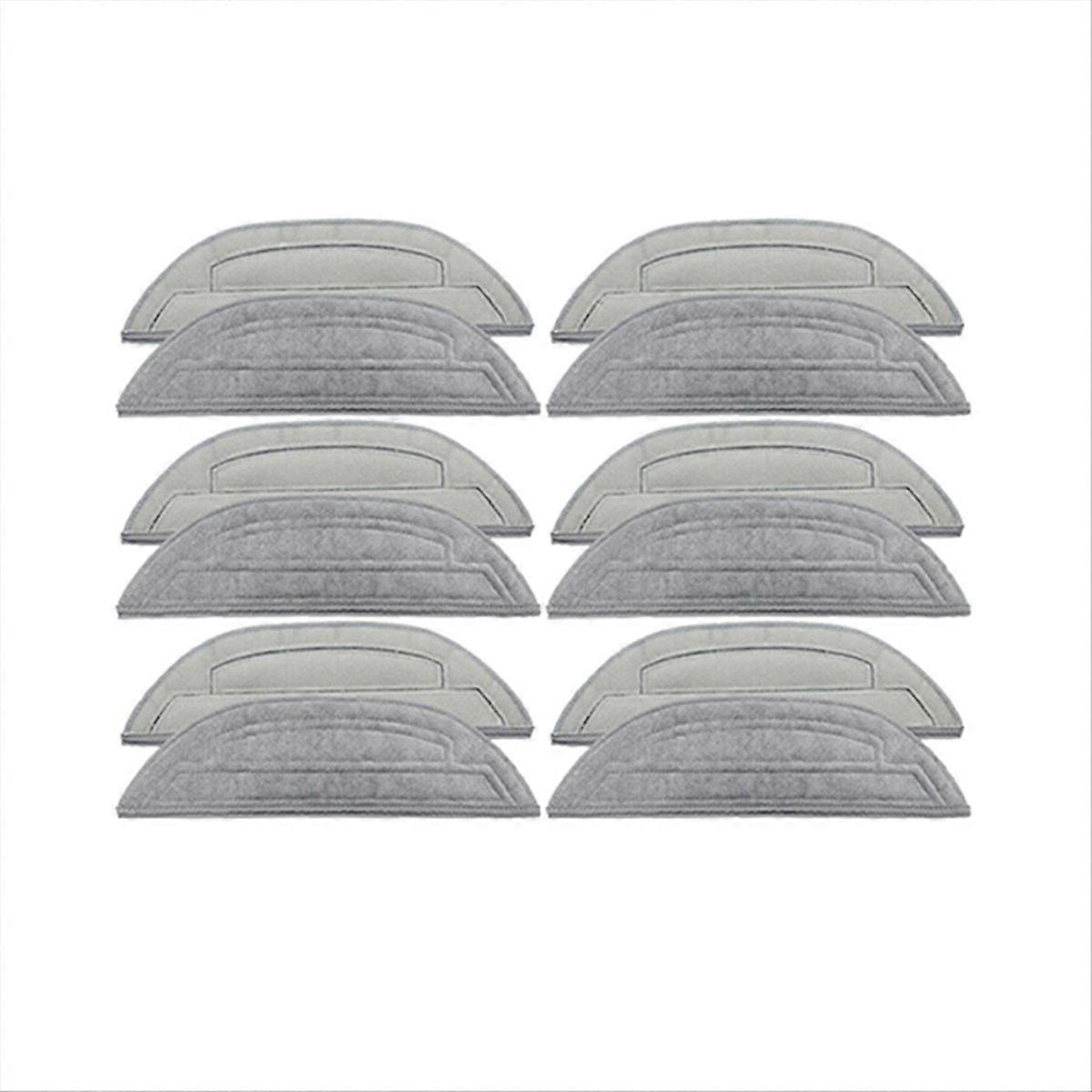 12PCS Replacement Mop Cloth for S8 MaxV Ultra/G20S/S8pro