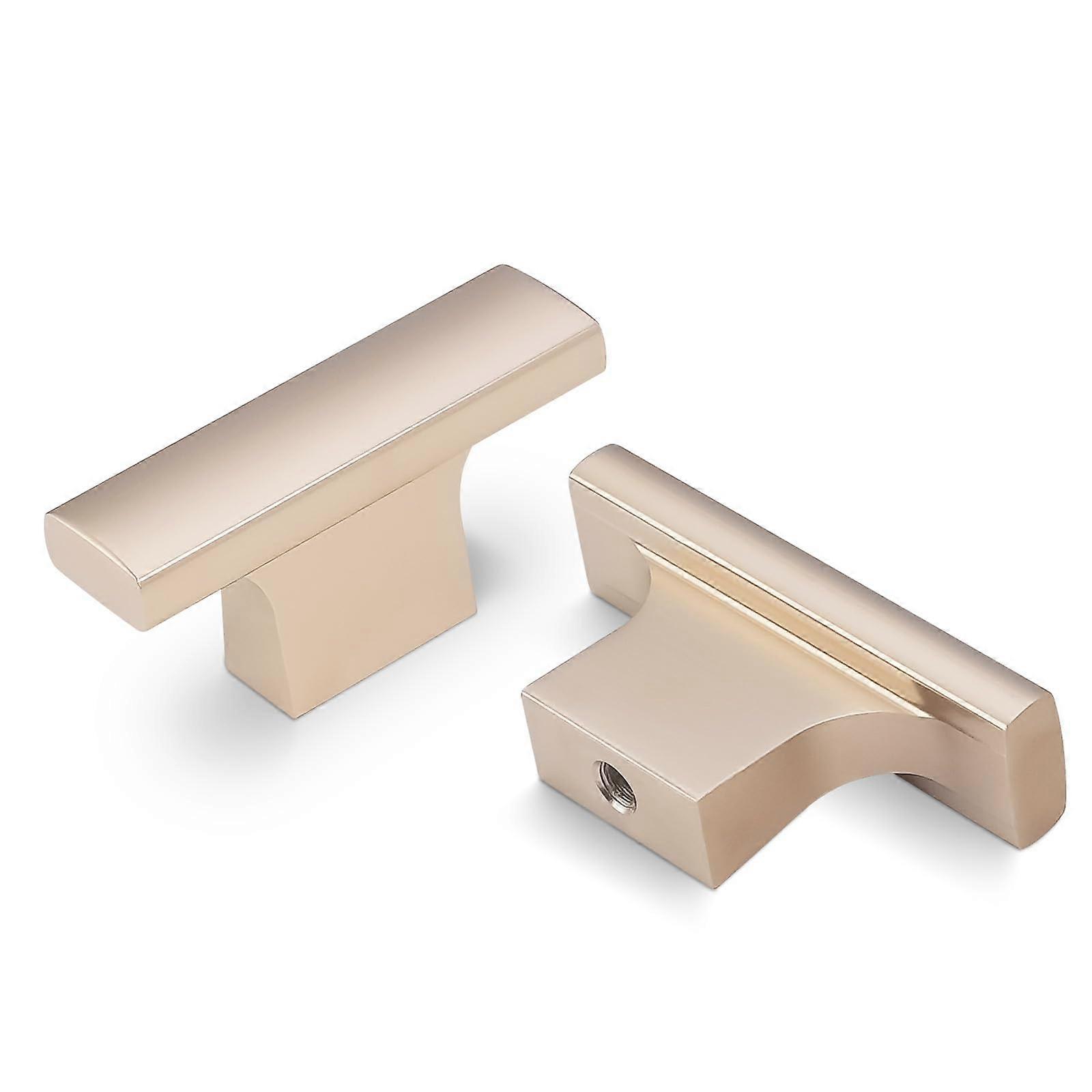 20 Pack Champagne Bronze Cabinet Knobs, Round Aluminum Kitchen Cabinet Hardware for Drawers