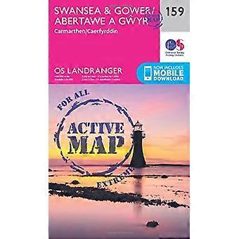Swansea & Gower, Carmarthen (OS Landranger Map)