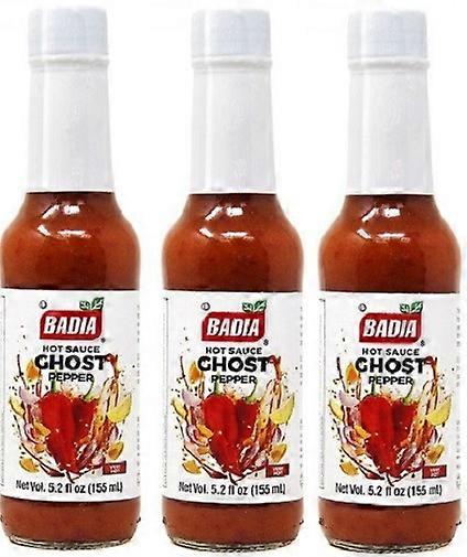 Badia Ghost Pepper Hot Sauce 3-pakning
