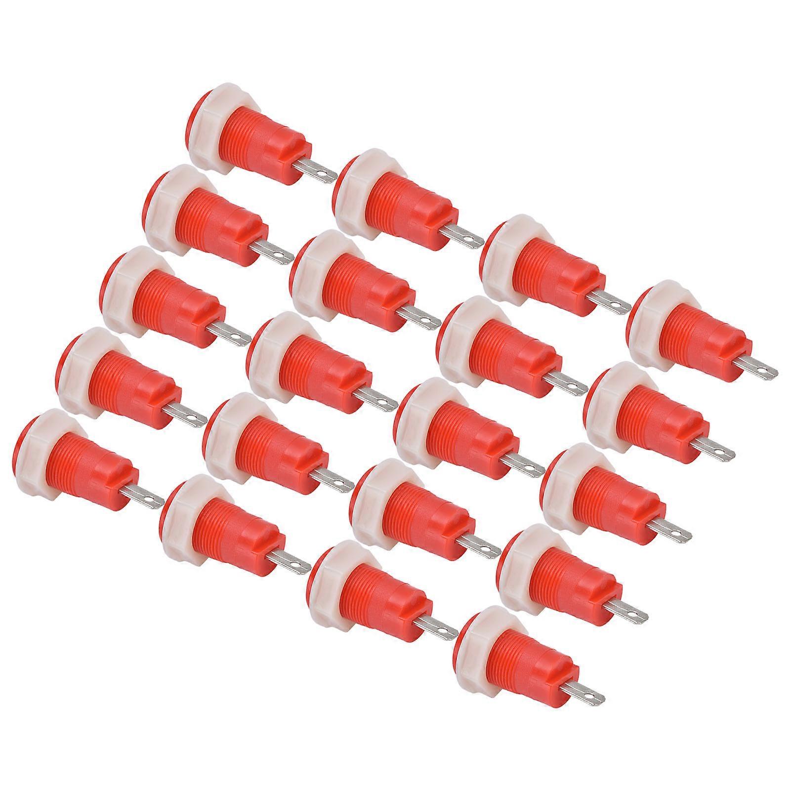 Post Brass Socket 20Pcs Grounding Safe Welding Binding Type Adapter Banana
