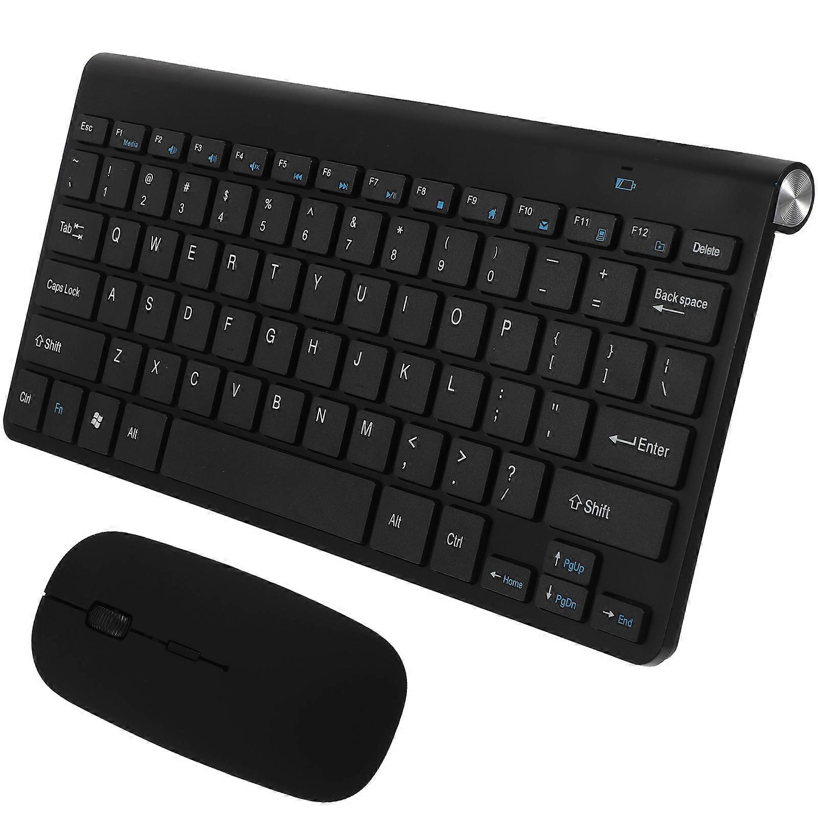 Wireless Keyboard Mouse Combo for Computer Use 1Set Simple Plug and Play Solution