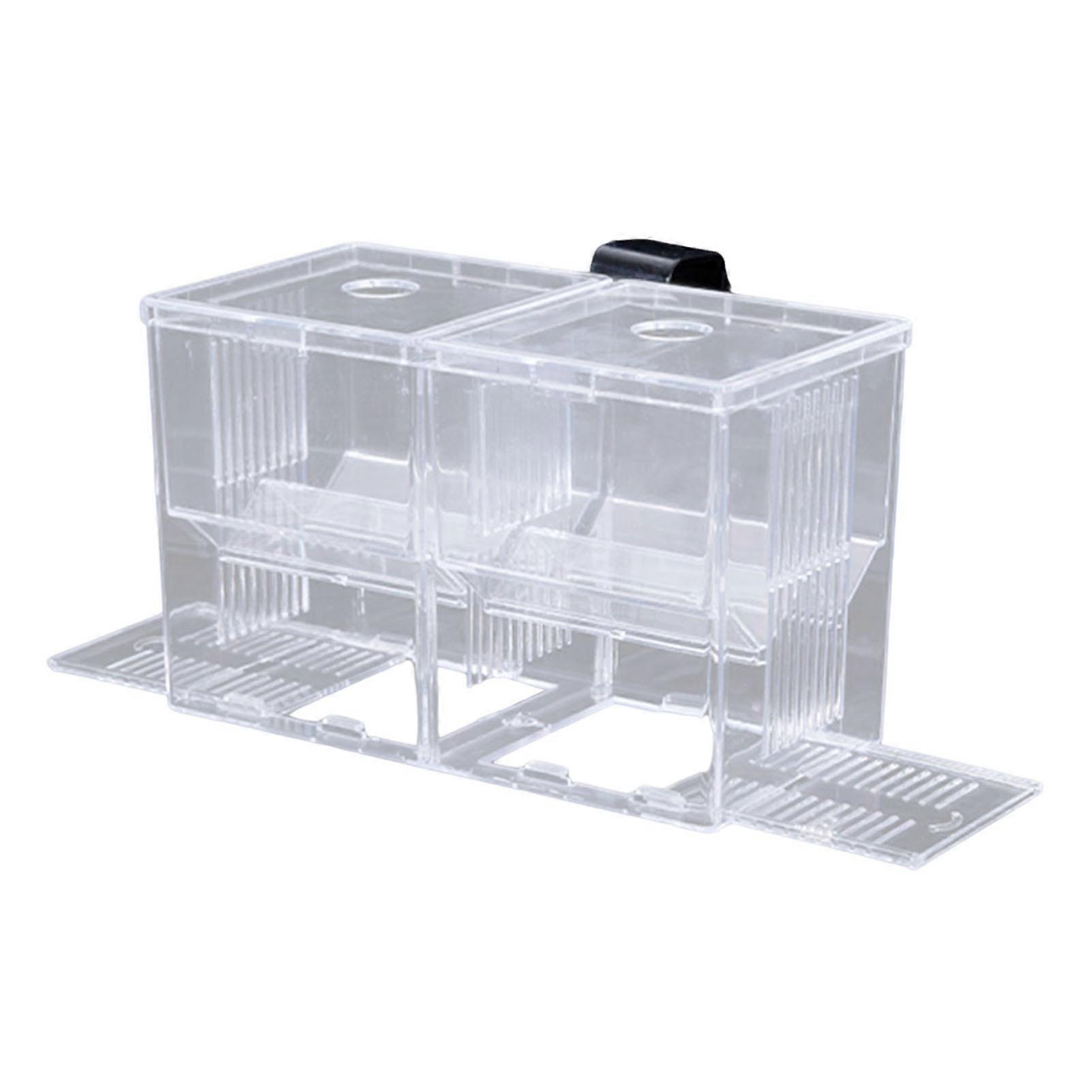 Aquarium Breeder Box Isolation Fish Breeding Hatching Divider Multi-Grid