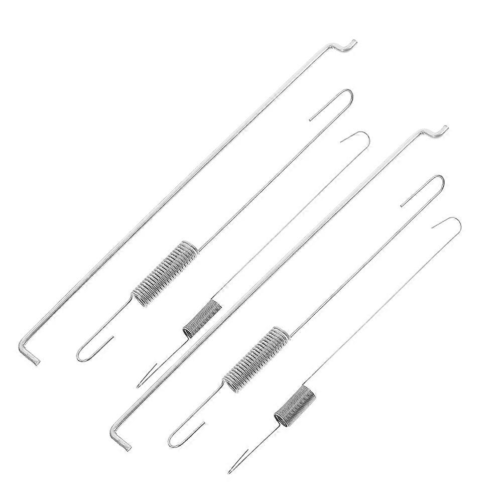 Throttle Return Spring Kit Engine Linkage for Speed Control 8Sets Silver Iron Material