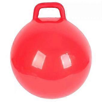 Red,Children'S PVC Toy Handle Jump Ball Elastic Ball