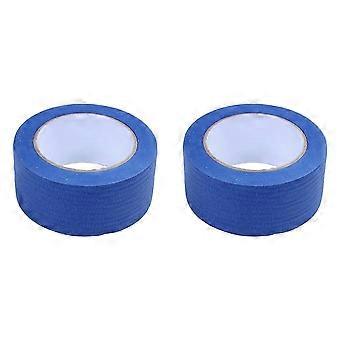 2Pcs 50M 3D-Drucker Blaues Klebeband 50mm breites Bett für Maler-Abdeckband