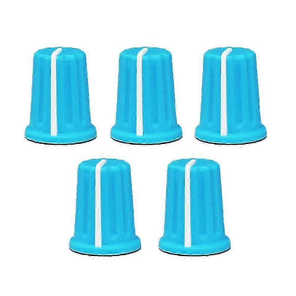 EQ Rotary Knob Replacement Equalizer Potentiometer Fader Knobs Push Rod Cap, Knob Cap-D
