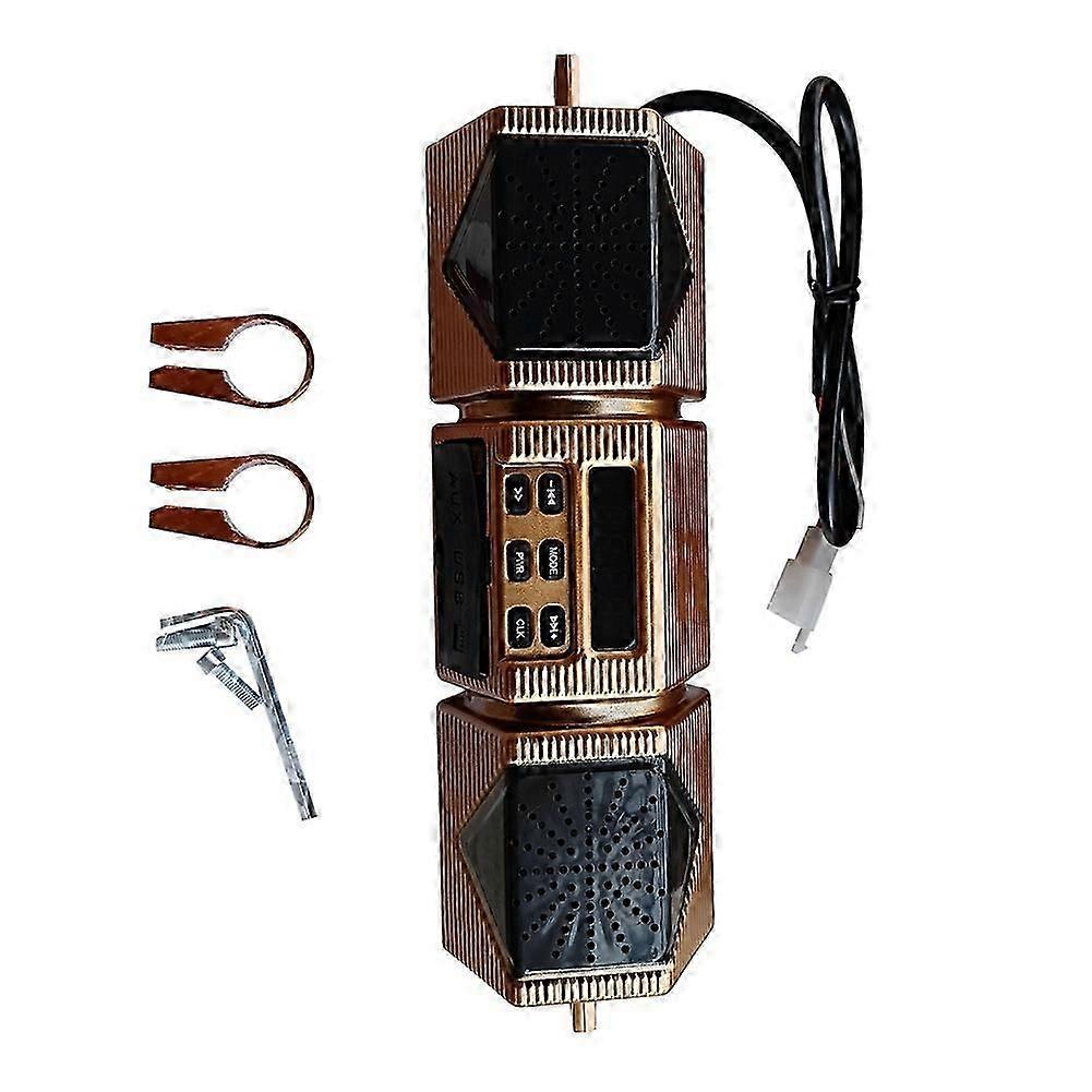 Motorcycle Universal Stereo Speaker Bluetooth Amplifier Bluetooth Compatible V2.1 and Technology MP