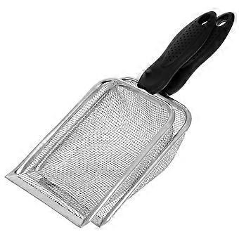 Cat Litter Scoop Stainless Steel for Convenient Cleaning 2Pcs Pet Poop Tool