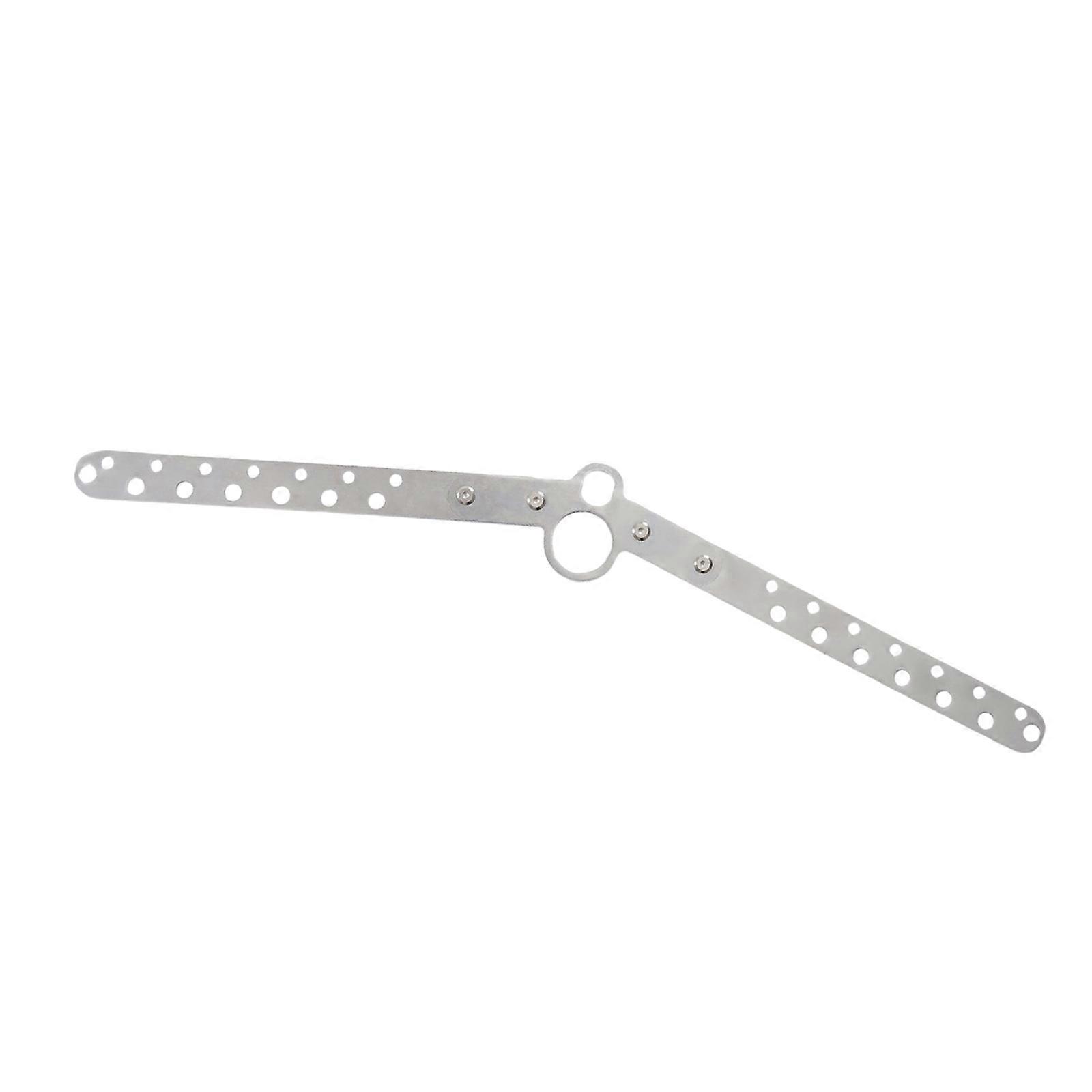 Multiple Angles Steel Pull Up Bar Flexible Regulable Pull Down Bar For Strength Training With Comfortable Handle  Silver
