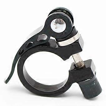 Collier de serrage rapide pour tige de selle de vélo de route, 31,8 mm, noir