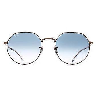 Ray-Ban RB3565 Jack 92023F aurinkolasit, ruusukulta, sininen ja liukuvärjätty