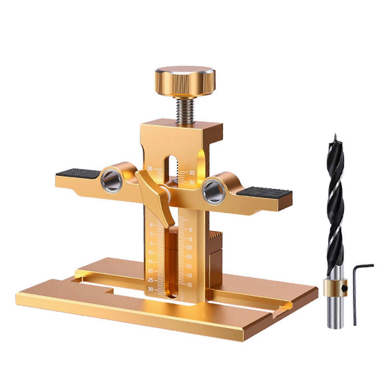 Ergonomic Cabinet Door Positioning Jig With Removable Base For Upper & Lower Cabinets Quick Alignment Precise Drilling Multicolor