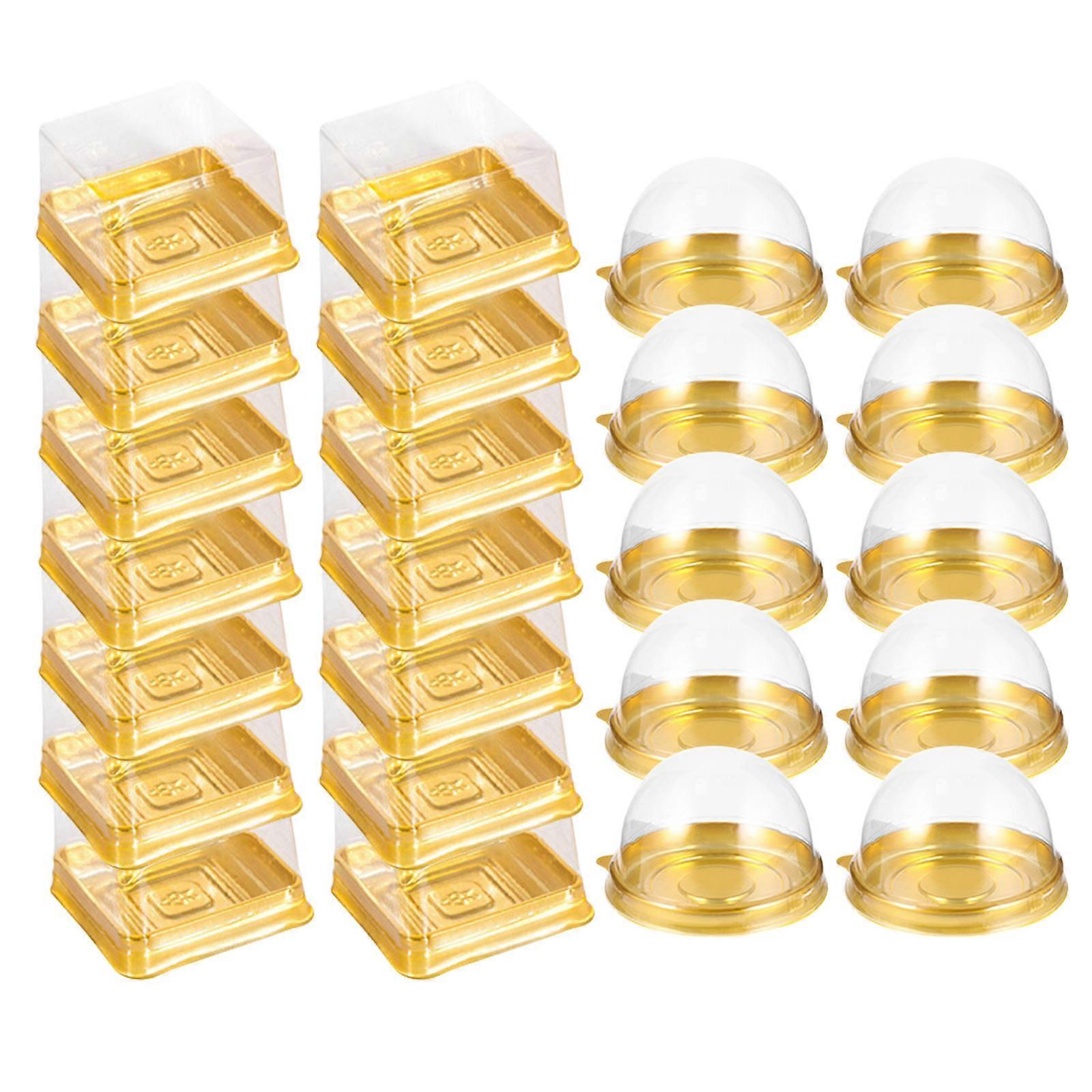 Food Storage Moon Cake Boxes Convenient Packaging Boxes 100Pcs