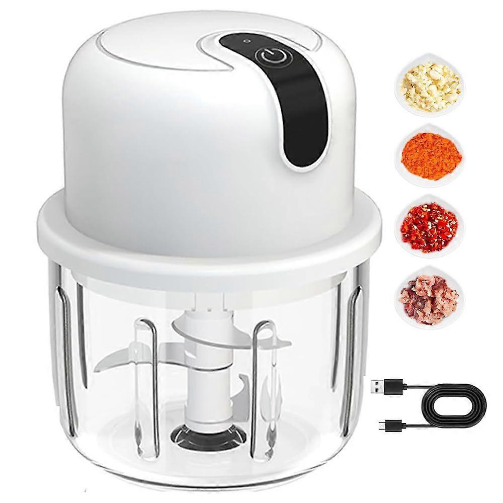 Electric Garlic Chopper Multi-Function Food Processor Blenders compatible with Kitchen USB Charging Meat Grinder Kitchen Tools