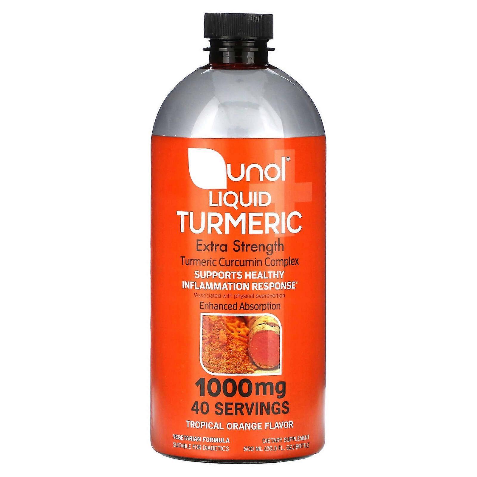 Qunol, Liquid Turmeric, Tropical Orange, 20.3 fl oz (600 ml)