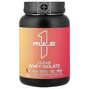 Rule One Proteins, Clear Whey Isolate, Strawberry Lemonade, 1,52 lb (689 g)