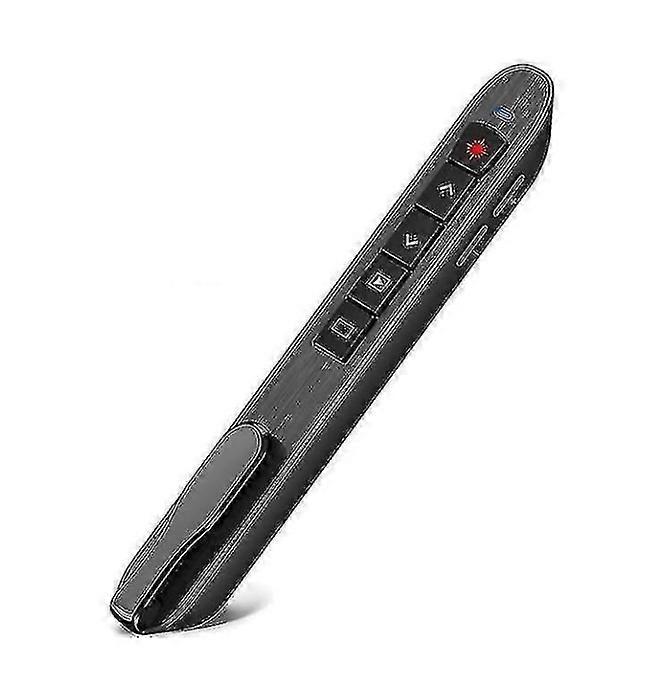 Presentation Clicker Rechargeable Wireless Green Light for PPT PC Use