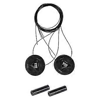 Pack of 2 Automatic Screw Lock Shoelaces for Easy Wear and Removal Metal Wire Shoe Laces for Sports Or Casual Shoes White scifi blue