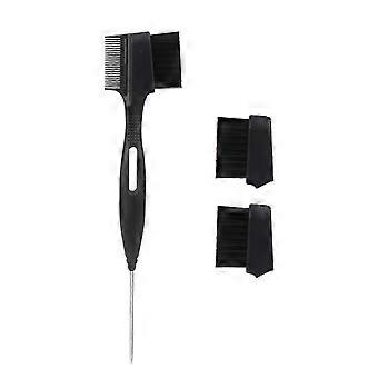 Spazzola per bordi Spazzola per il controllo dei bordi dei capelli Pettine Districanti per capelli ricci Spazzola per capelli per acconciature