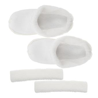 Removable Cotton Plush Shoe Liners Winter Design with Band Cover 5Sets