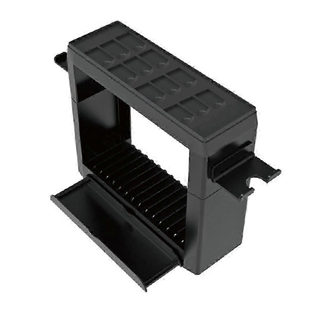 Storage Tower Controller Rack Black