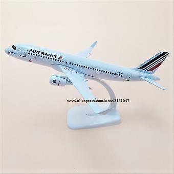 20cm Alloy Metal Air France A320 Airlines Airplane Model France Air Airbus 320 Airways Diecast Plane Model Aircraft Kids Gifts