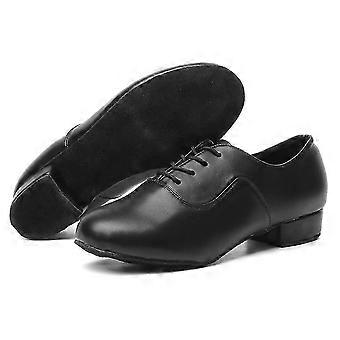 Storlek 35-45 Herr Pojkar Inomhus Latin Modern Jazz Valsdansskor Mjuka Sulor Inomhus Dansskor Låg Klack