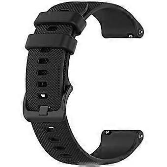 22mm Silicone Bands Compatible for Fossil Men's Gen 6/5E 44mm/Gen 5 LTE/Carlyle/Garrett/Women's Julianna Smart Watch, Replacement Quick Released Sport