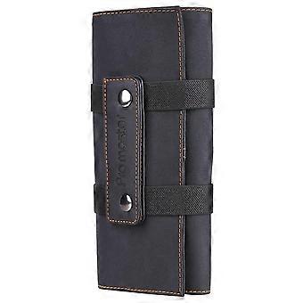 Hair Stylist Scissor Holder Pouch Cases For Hairdressers, Salon Tools Holster Bag, Soft Fabric Roll-up Organiser