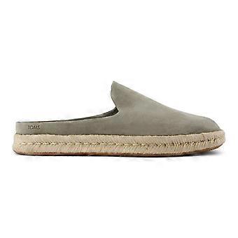 TOMS Santiago Mule Grey 100% Cow Leather Male Mule Mens Summer-12