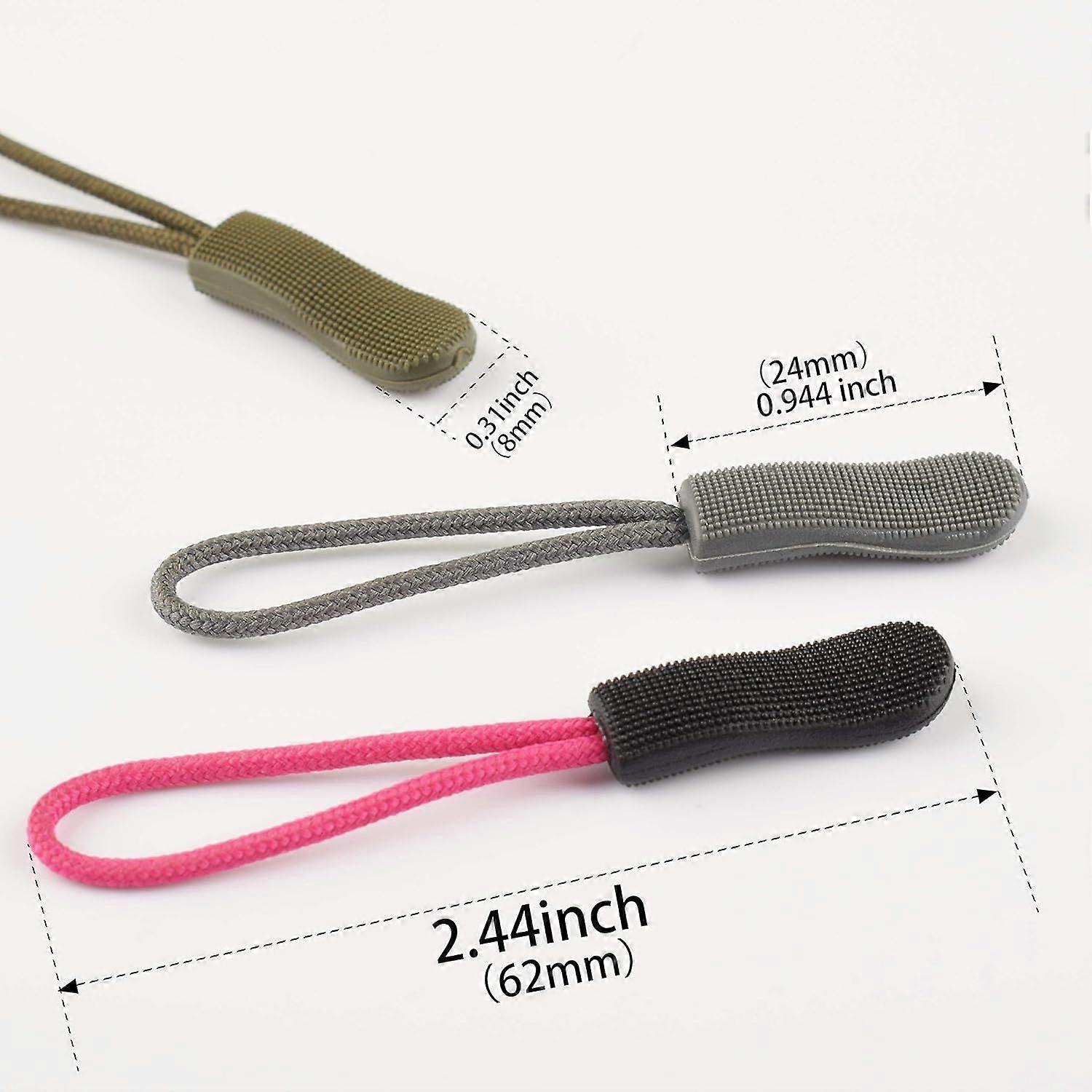 Durable Cord Zipper Pulls - 10 Pack for Purses, Backpacks, and More