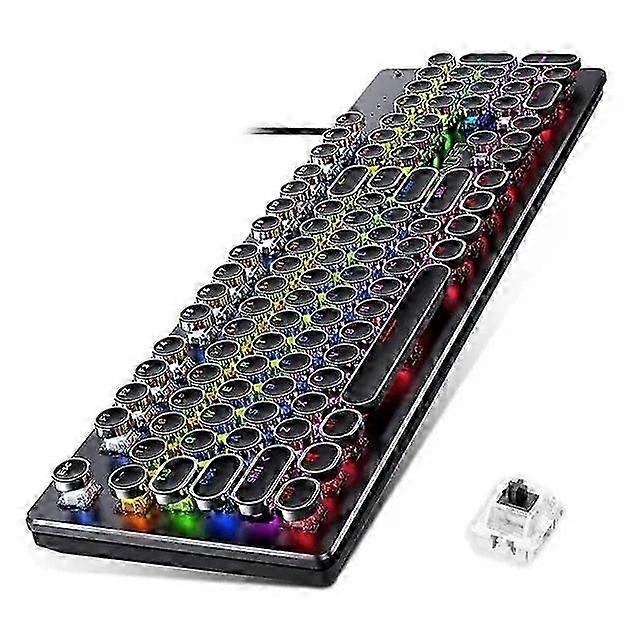 Gaming Nical Keyboard Punk Backlit Replaceable Wired Keypad