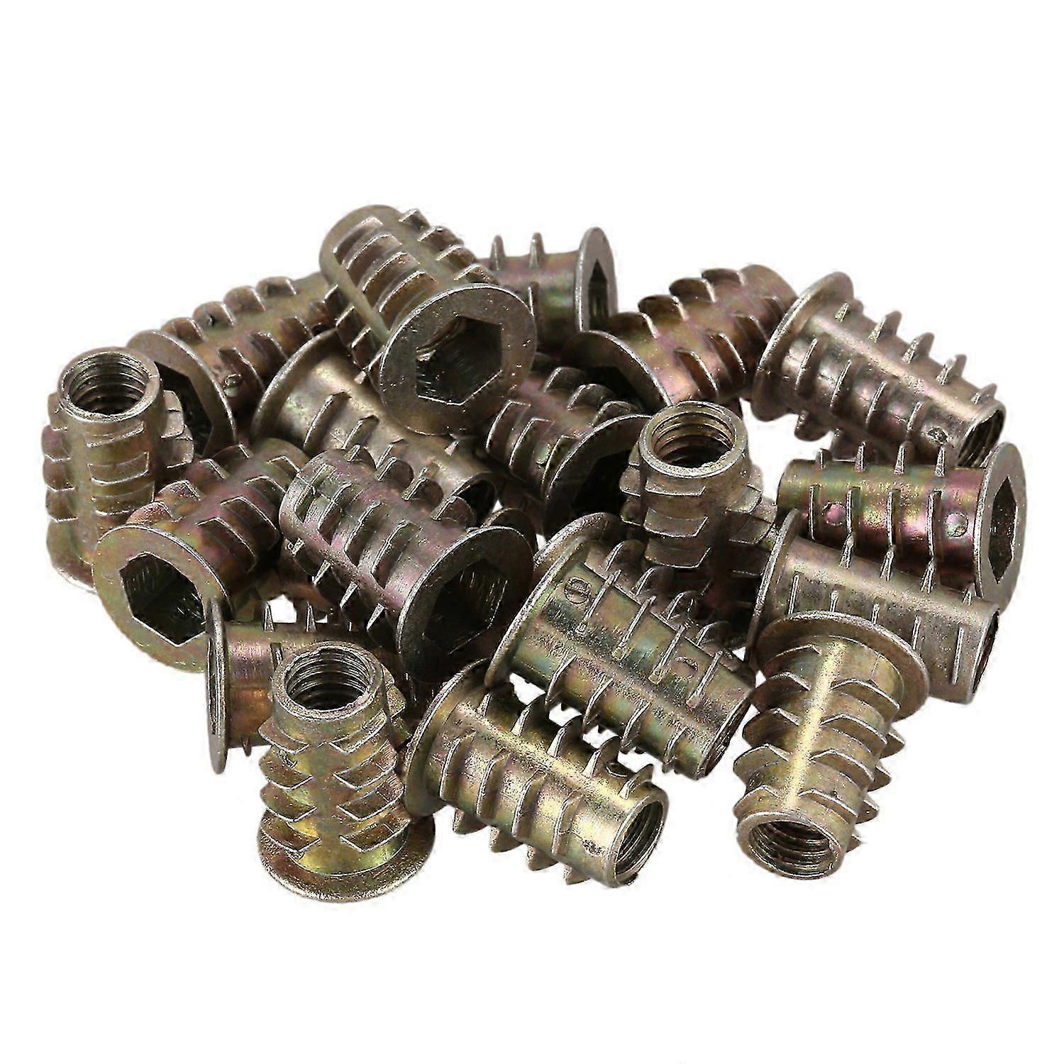 Hexagon Socket Screw Thread Insert Nut Compatible with Wood