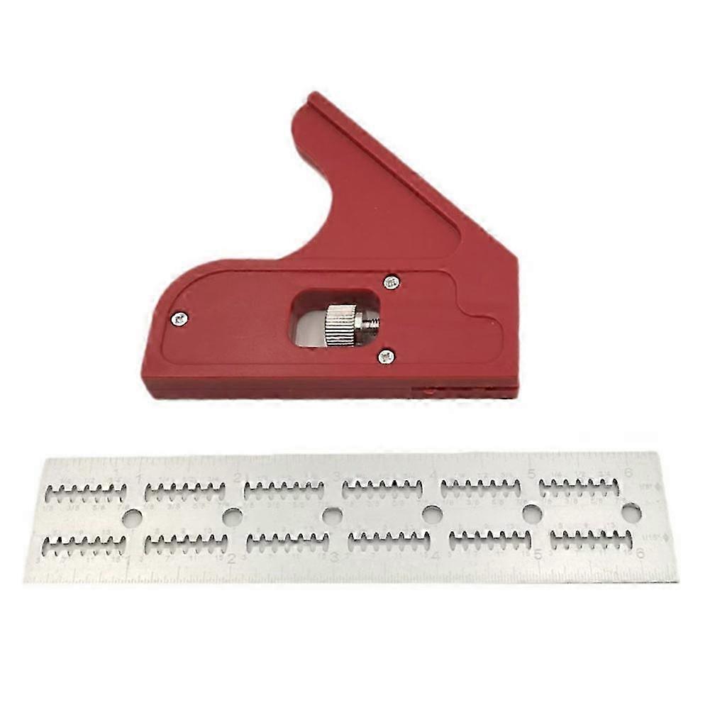 Scalable Edge Ruler Triangle Angle Ruler Woodworking Measure Tool Adjustable Edge Ruler Triangle Protractor