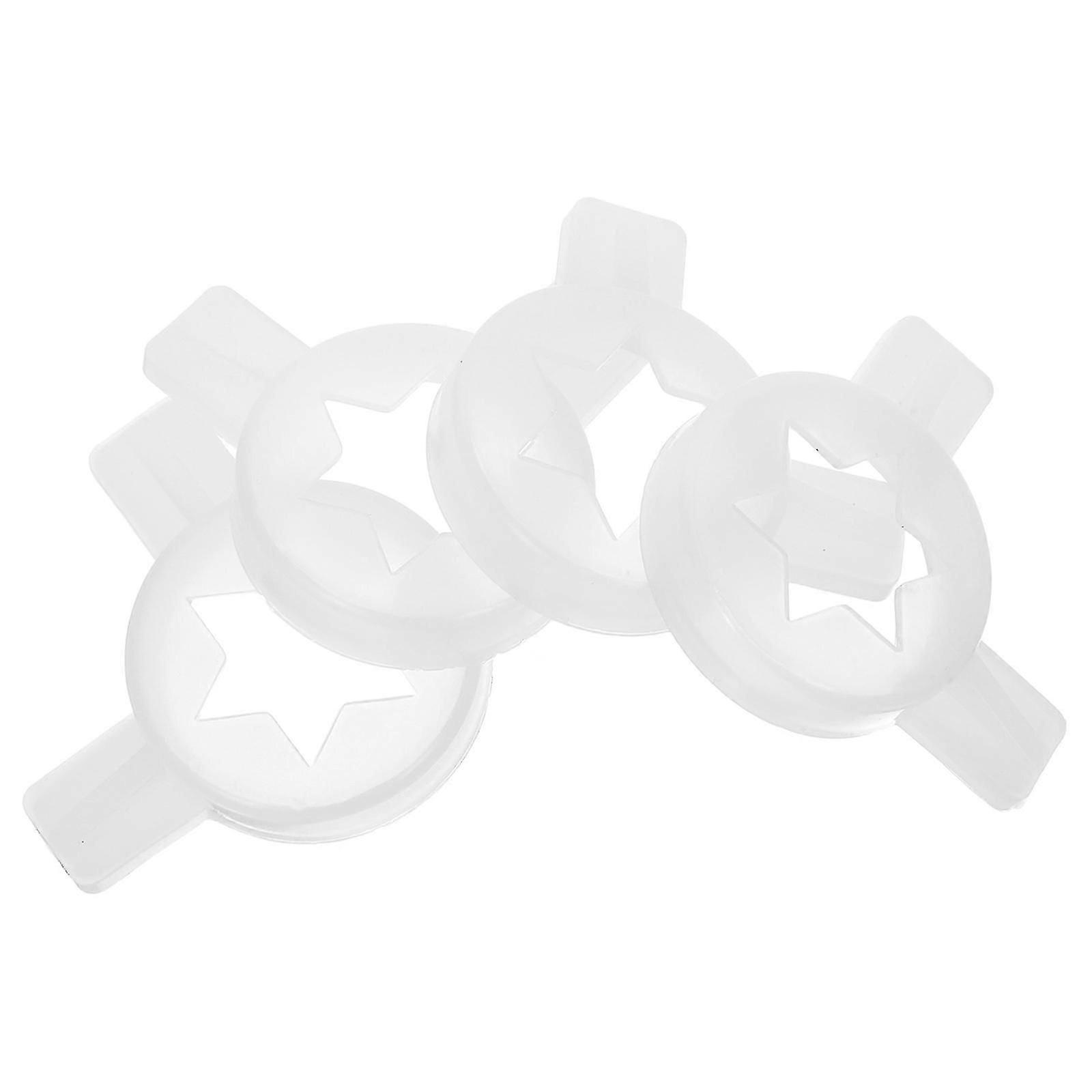 4-Pack Ice Cream Machine Nozzle Tips Set for Soft Serve