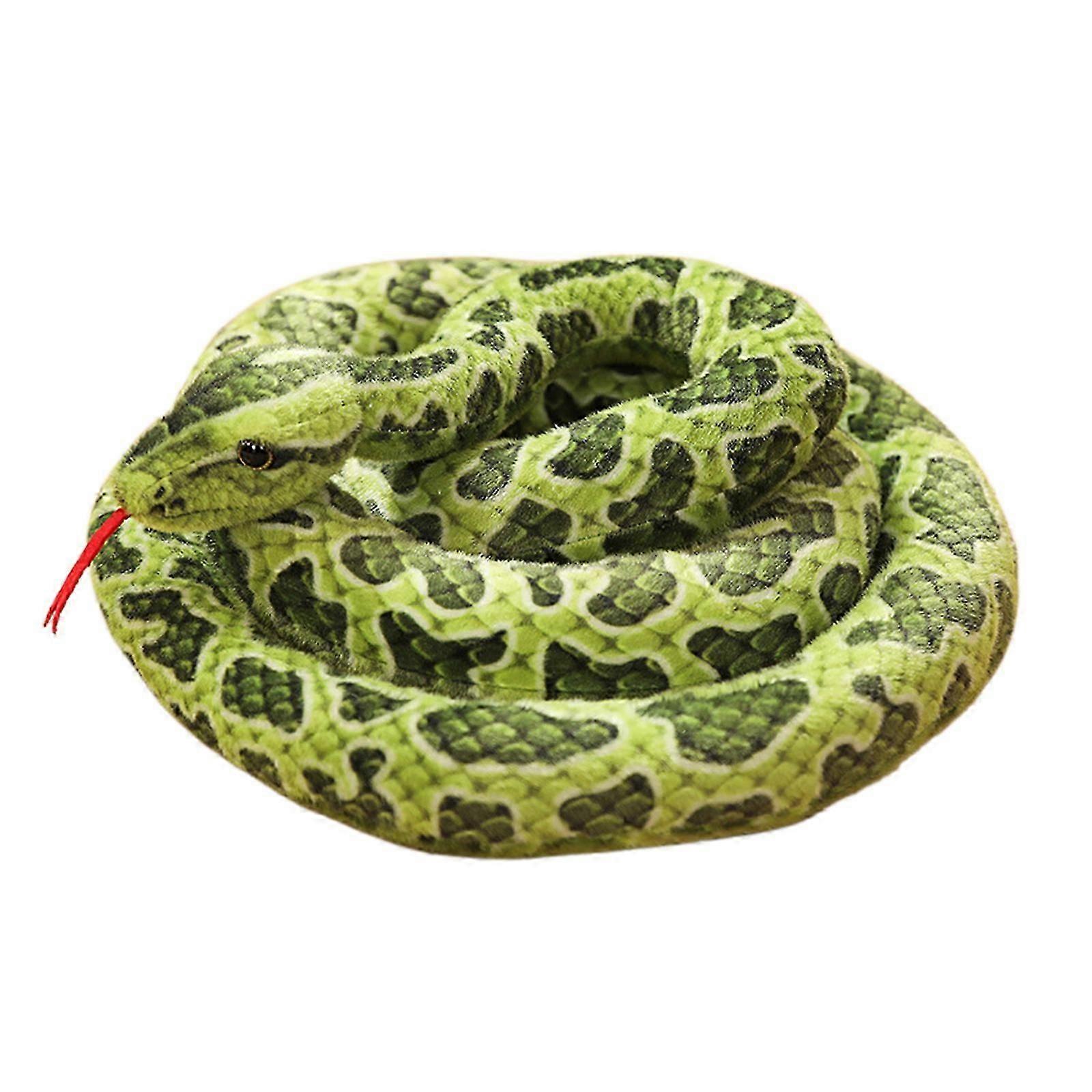 Giant Snakes Plush Toy Simulation Long Python Stuffed Snake Kids Gift Party 2M