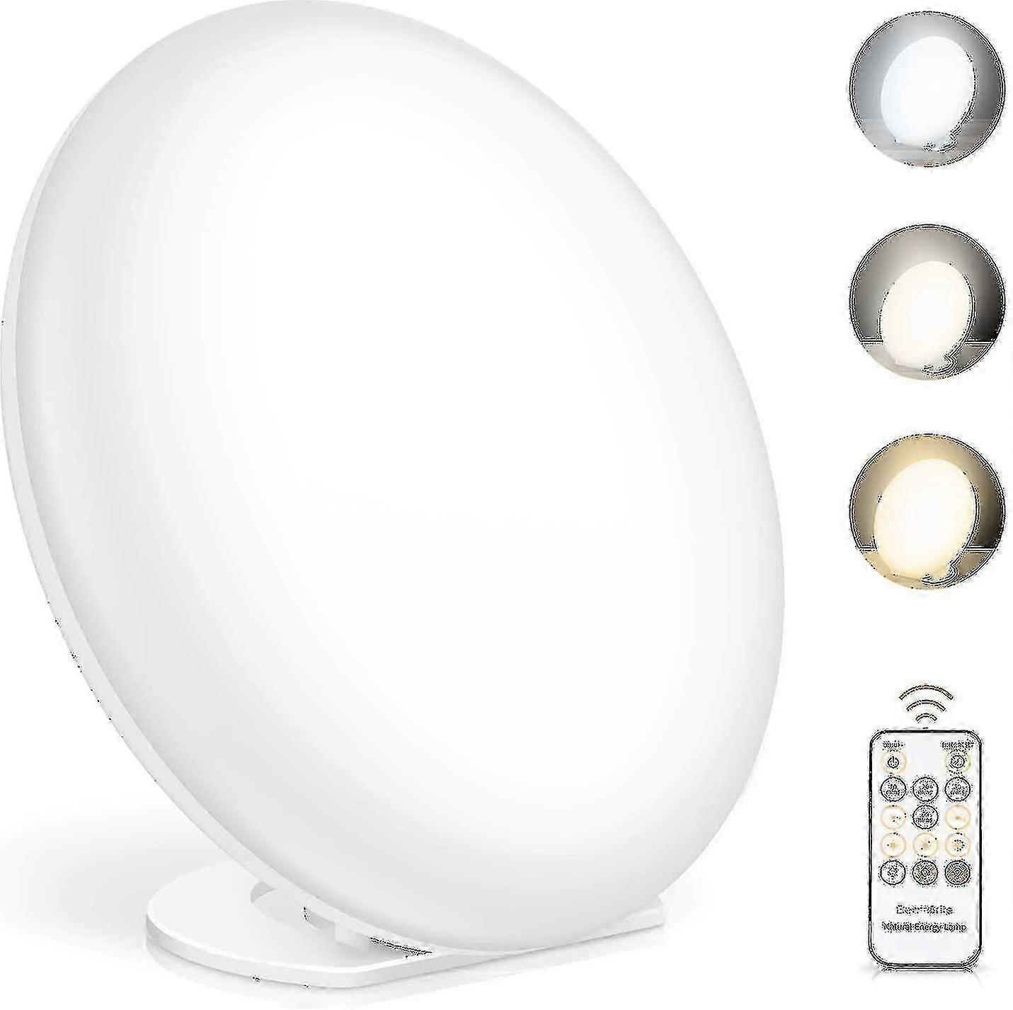 Daylight Therapy Lamp, 3 Light Colours, 5 Adjustable Intensities, Memory Function, UV-Free Full Spectrum