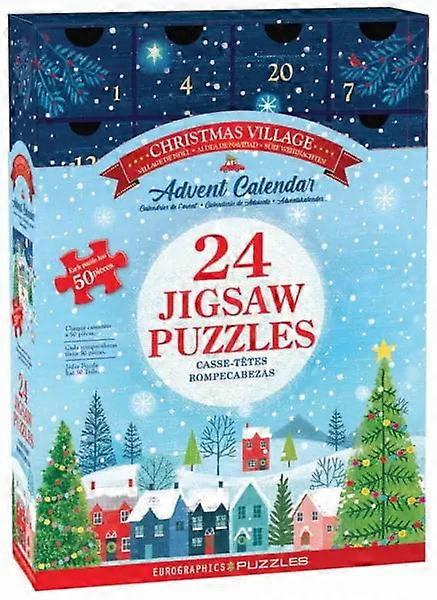 Christmas Village Advent Calendar 24 x 50 Pieces