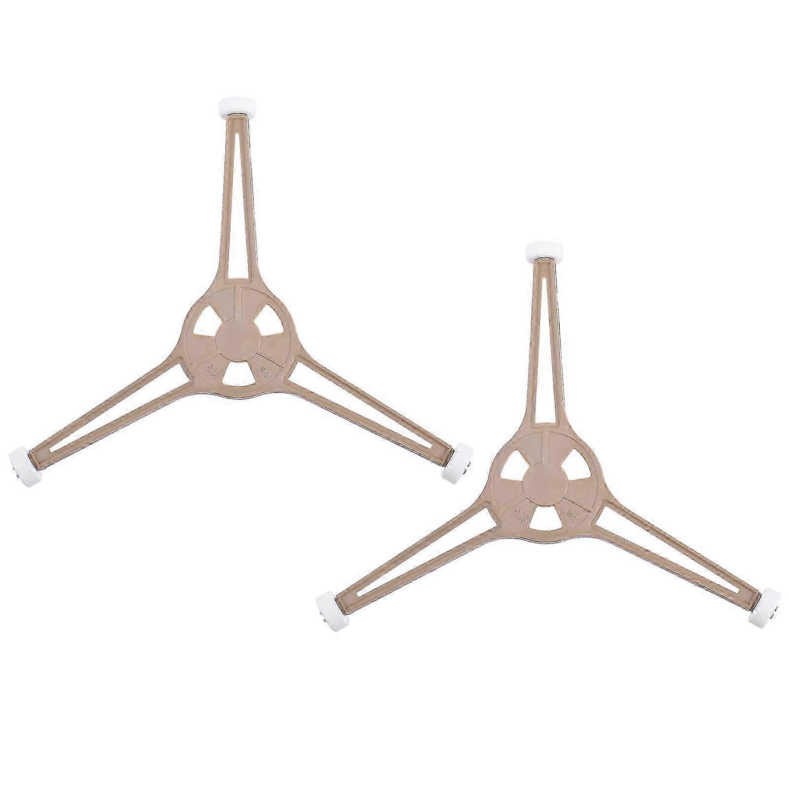 Coffee Microwave Turntable Ring for 2Pcs Plate Tray Roller Support