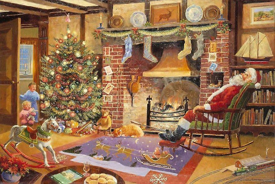 No.1 Christmas Caught Napping Santa Jigsaw Puzzle33
