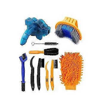 Kit completo para limpeza de corrente de bicicleta