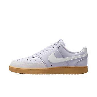 Nike Court Vision Leather Low top Skateboard Shoes Men's Purple IB2998-500