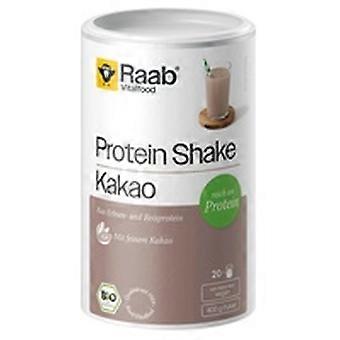 Vegan protein with organic cocoa 400 g of powder