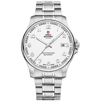 Swiss military chrono Quartz Analog Man Watch with SM30200.17 Stainless Steel Bracelet
