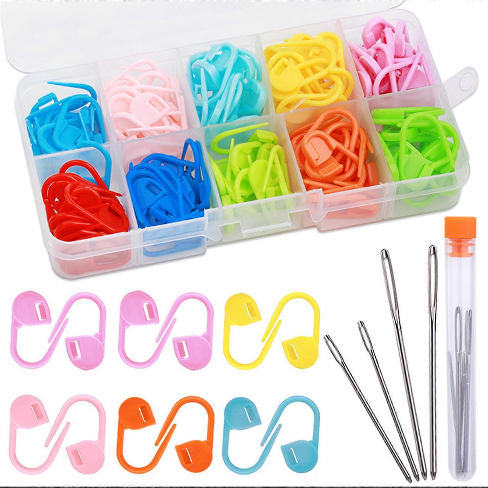 Colourful Knitting Stitch Markers Set